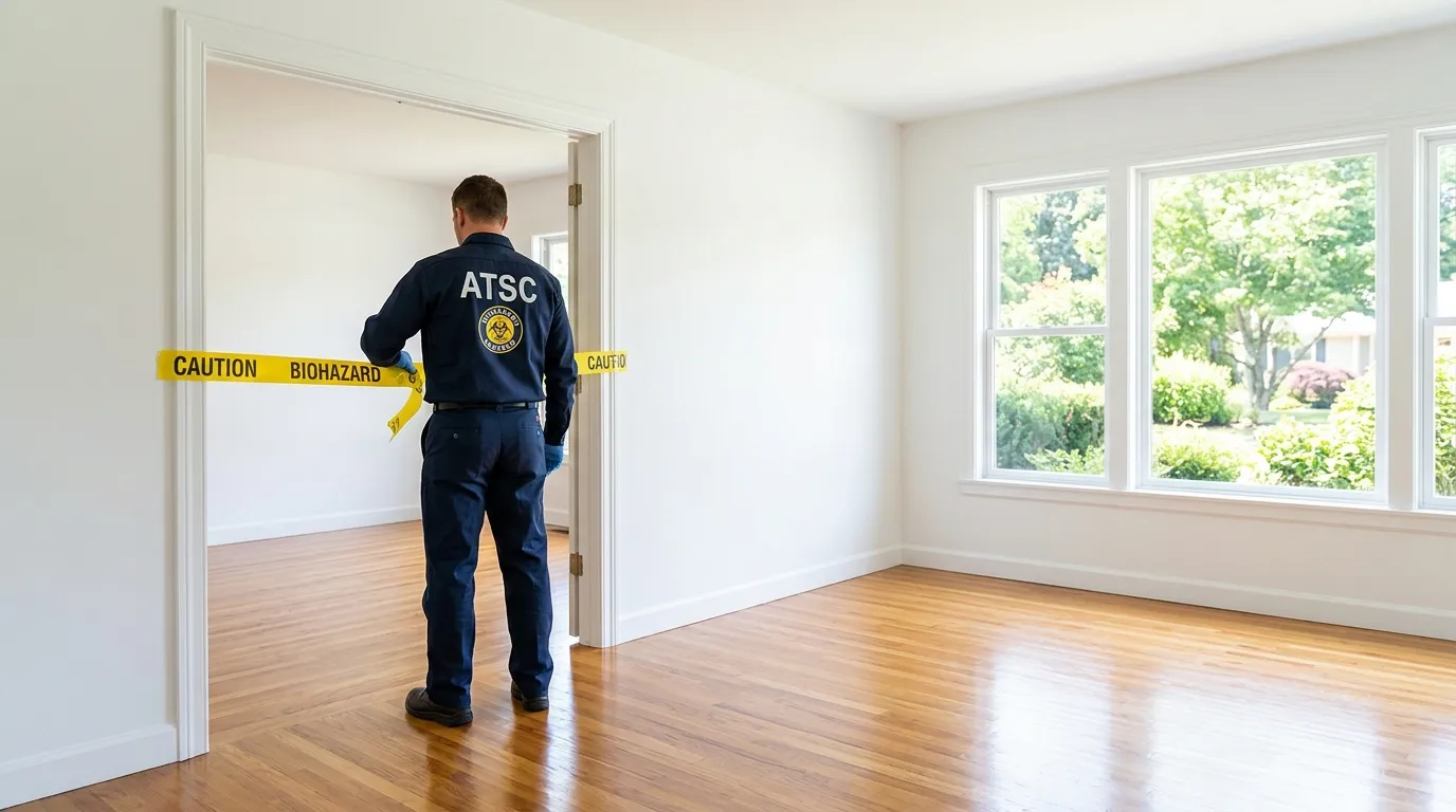 Certified biohazard cleanup crew performing Trauma Scene Cleanup in Fairhope